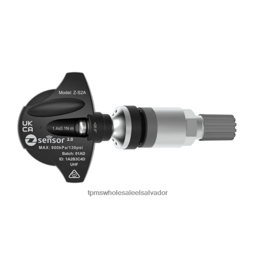Sensor De Presión De Neumáticos PFL688853 | Sensor tpms de repuesto original del motor ssangyong - oe p/n 4199034000 frecuencia 433mhz vástago de válvula de metal - plateado